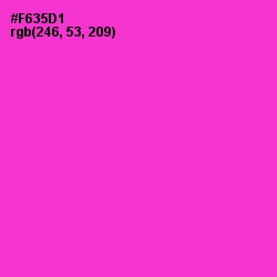 #F635D1 - Razzle Dazzle Rose Color Image