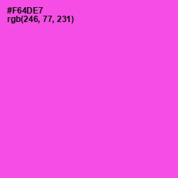 #F64DE7 - Pink Flamingo Color Image