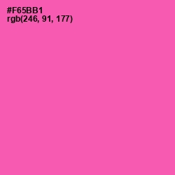 #F65BB1 - Brilliant Rose Color Image