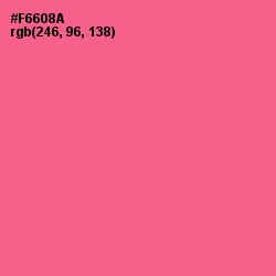 #F6608A - Froly Color Image