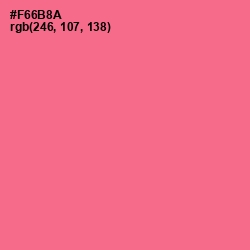 #F66B8A - Froly Color Image