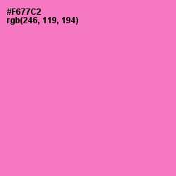 #F677C2 - Orchid Color Image