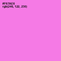 #F67AE6 - Blush Pink Color Image