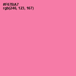 #F67BA7 - Persian Pink Color Image