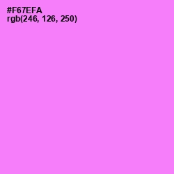 #F67EFA - Blush Pink Color Image