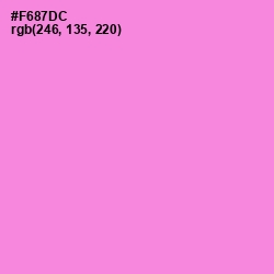 #F687DC - Light Orchid Color Image