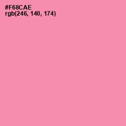 #F68CAE - Tickle Me Pink Color Image