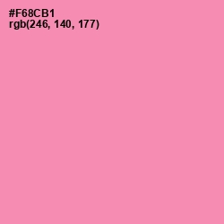 #F68CB1 - Mauvelous Color Image
