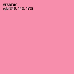 #F68EAC - Tickle Me Pink Color Image