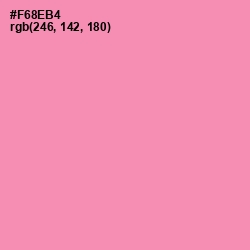 #F68EB4 - Mauvelous Color Image