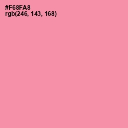 #F68FA8 - Tickle Me Pink Color Image