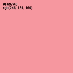 #F697A0 - Sweet Pink Color Image