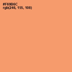 #F69B6C - Atomic Tangerine Color Image