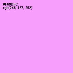#F69DFC - Lavender Magenta Color Image