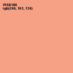 #F6A186 - Hit Pink Color Image