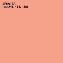 #F6A18A - Hit Pink Color Image