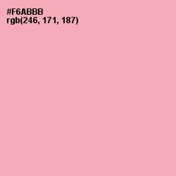 #F6ABBB - Sundown Color Image