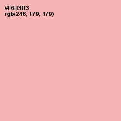 #F6B3B3 - Sundown Color Image
