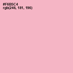 #F6B5C4 - Lavender Pink Color Image