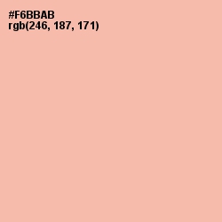 #F6BBAB - Melon Color Image