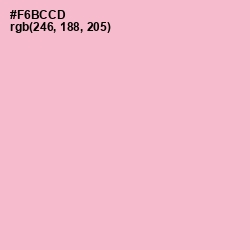 #F6BCCD - Cotton Candy Color Image