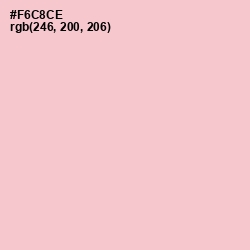 #F6C8CE - Pink Color Image