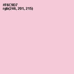 #F6C9D7 - Azalea Color Image