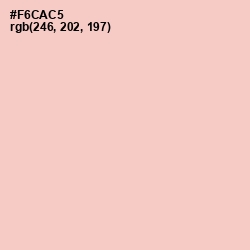#F6CAC5 - Your Pink Color Image