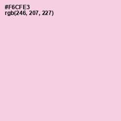 #F6CFE3 - Classic Rose Color Image