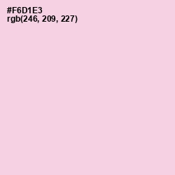 #F6D1E3 - Pig Pink Color Image