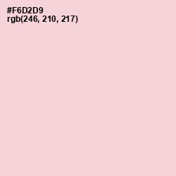 #F6D2D9 - Pastel Pink Color Image