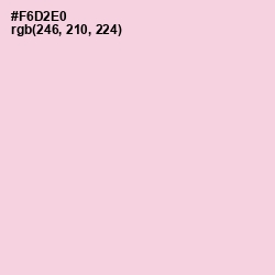 #F6D2E0 - Pig Pink Color Image