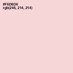 #F6D6D6 - Cosmos Color Image