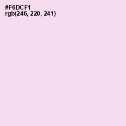 #F6DCF1 - Pink Lace Color Image