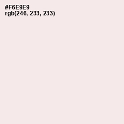#F6E9E9 - Soft Peach Color Image
