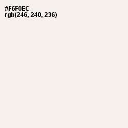 #F6F0EC - Pampas Color Image