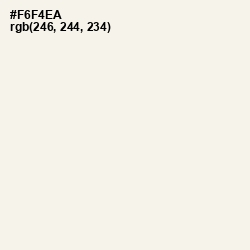 #F6F4EA - Pampas Color Image