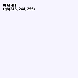 #F6F4FF - Whisper Color Image