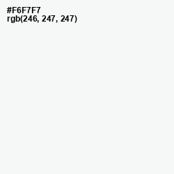 #F6F7F7 - Black Haze Color Image