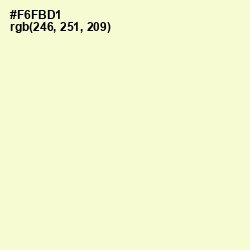 #F6FBD1 - Orinoco Color Image