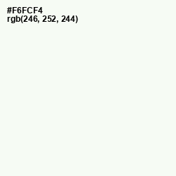 #F6FCF4 - Snow Drift Color Image