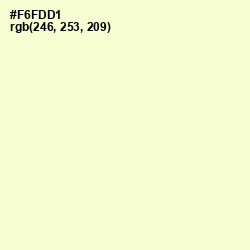 #F6FDD1 - Orinoco Color Image