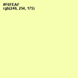 #F6FEAF - Tidal Color Image