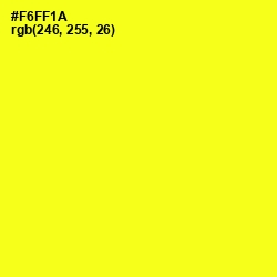 #F6FF1A - Broom Color Image