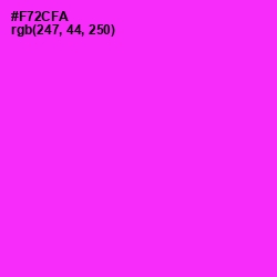 #F72CFA - Magenta / Fuchsia Color Image