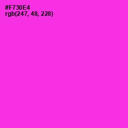 #F730E4 - Razzle Dazzle Rose Color Image