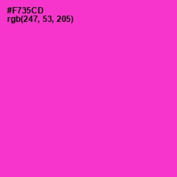 #F735CD - Razzle Dazzle Rose Color Image