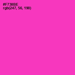 #F738BE - Persian Rose Color Image