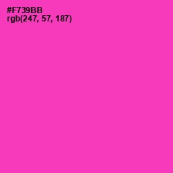 #F739BB - Persian Rose Color Image