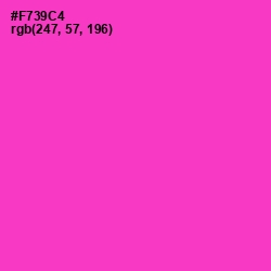 #F739C4 - Razzle Dazzle Rose Color Image